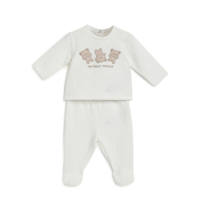Infants Bronze Applique Sweater with Leggings